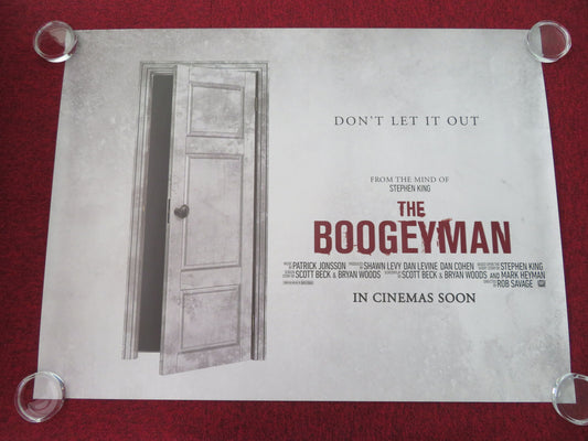 The Boogeyman - B UK Quad Rolled Poster Stephen King Sophie Thatcher 2023 Movie posters