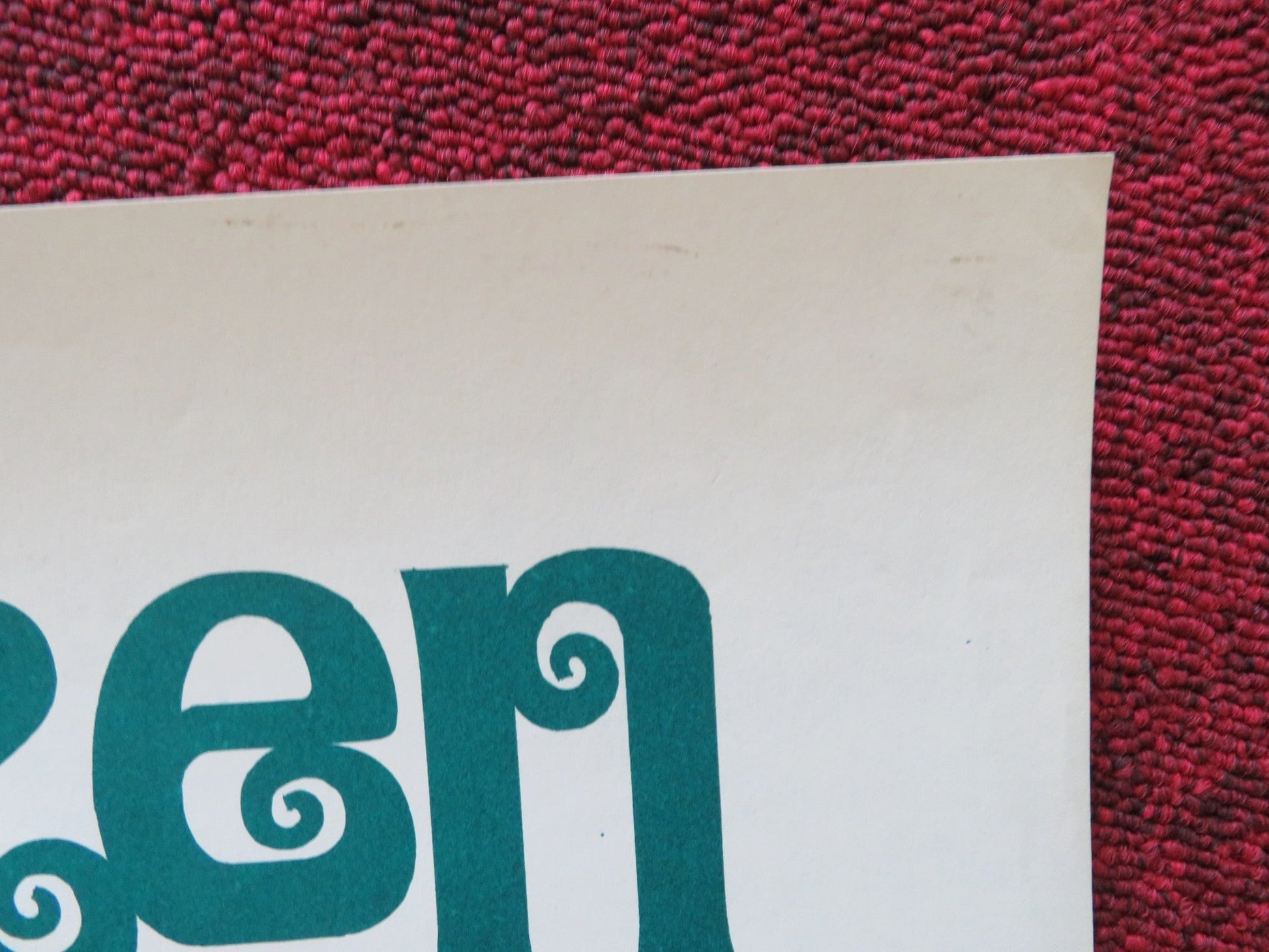 THE BOOKSELLER GAVE UP BATHING DANISH POSTER ROLLED ALLAN EDWALL JARL KULLE 1970 Rendezvous Cinema Movie posters