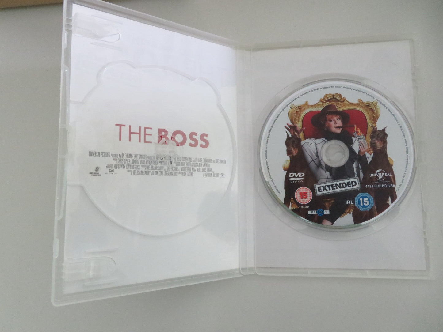 THE BOSS - EXTENDED (DVD) MELISSA MCCARTHY PETER DINKLAGE 2016 REGION 2,4 Movie posters
