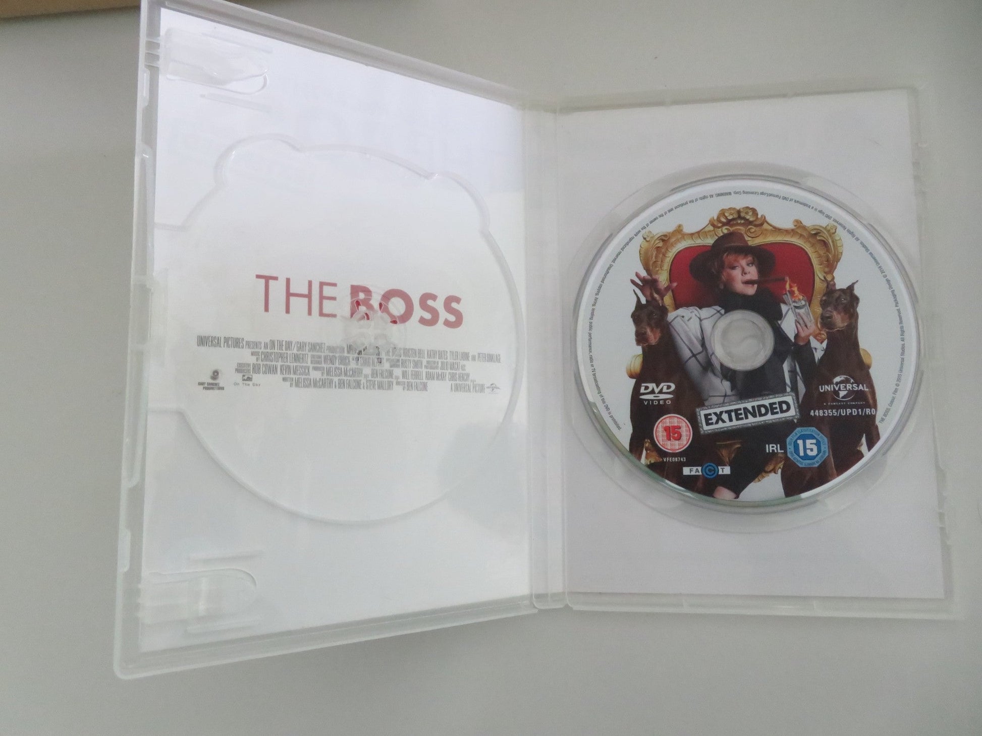 THE BOSS - EXTENDED (DVD) MELISSA MCCARTHY PETER DINKLAGE 2016 REGION 2,4 Movie posters