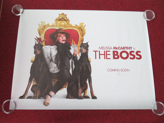 The Boss UK Quad Rolled Poster Melissa McCarthy Kristen Bell Peter Dinklage 2016 Movie posters
