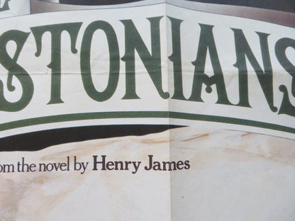 THE BOSTONIANS UK QUAD ROLLED POSTER CHRISTOPHER REEVE VANESSA REDGRAVE 1984 Rendezvous Cinema Movie posters