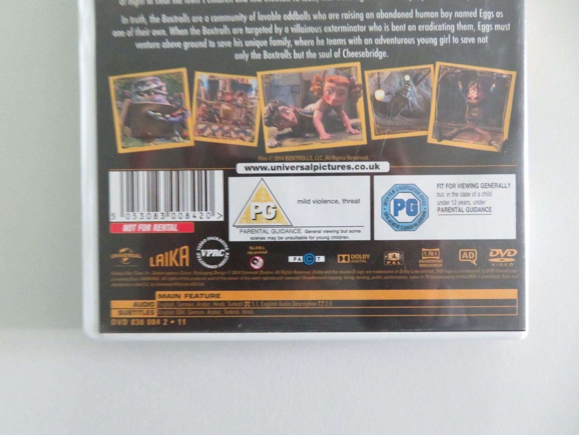 THE BOXTROLLS (DVD) STEVE BLUM BEN KINGSLEY 2014 REGION 2, 4, 5 Movie posters