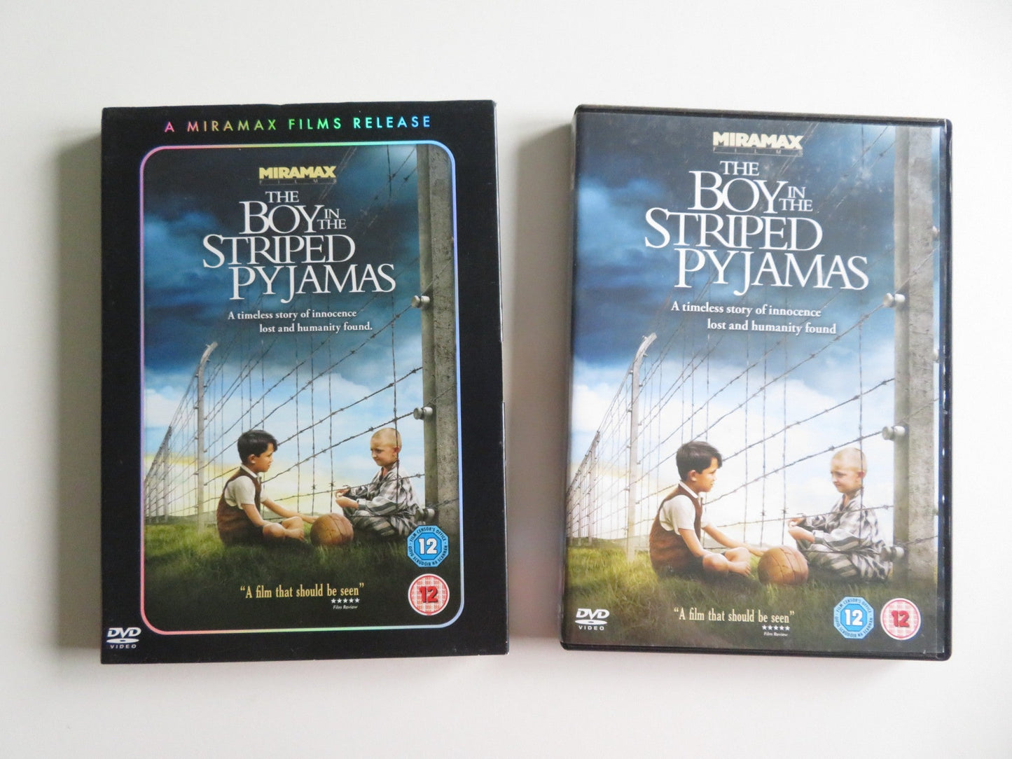 THE BOY IN THE STRIPED PYJAMAS (DVD) ASA BUTTERFIELD VERA FARMIGA 2008 REGION 2 Movie posters