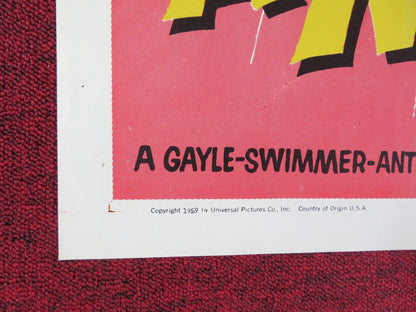 THE BOY WHO OWNED A MELEPHANT FOLDED US ONE SHEET POSTER TALLULAH BANKHEAD 1959 Rendezvous Cinema Movie posters