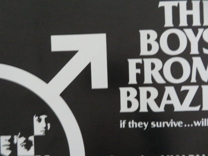 THE BOYS FROM BRAZIL US HALF SHEET (22"x 28") POSTER GREGORY PECK OLIVIER 1978 Movie posters