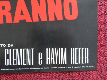 THE BOYS WILL NEVER BELIEVE IT - C ITALIAN FOTOBUSTA POSTER TOPOL CHANCE 1971 Rendezvous Cinema Movie posters