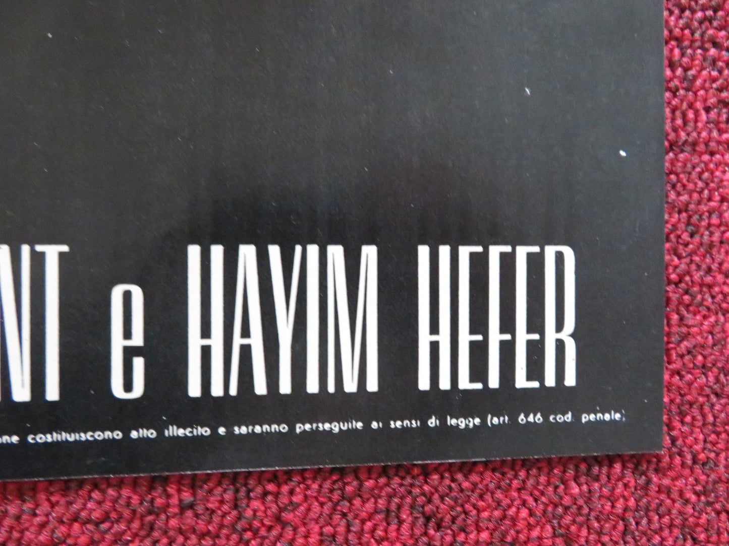 THE BOYS WILL NEVER BELIEVE IT - E ITALIAN FOTOBUSTA POSTER TOPOL CHANCE 1971 Rendezvous Cinema Movie posters