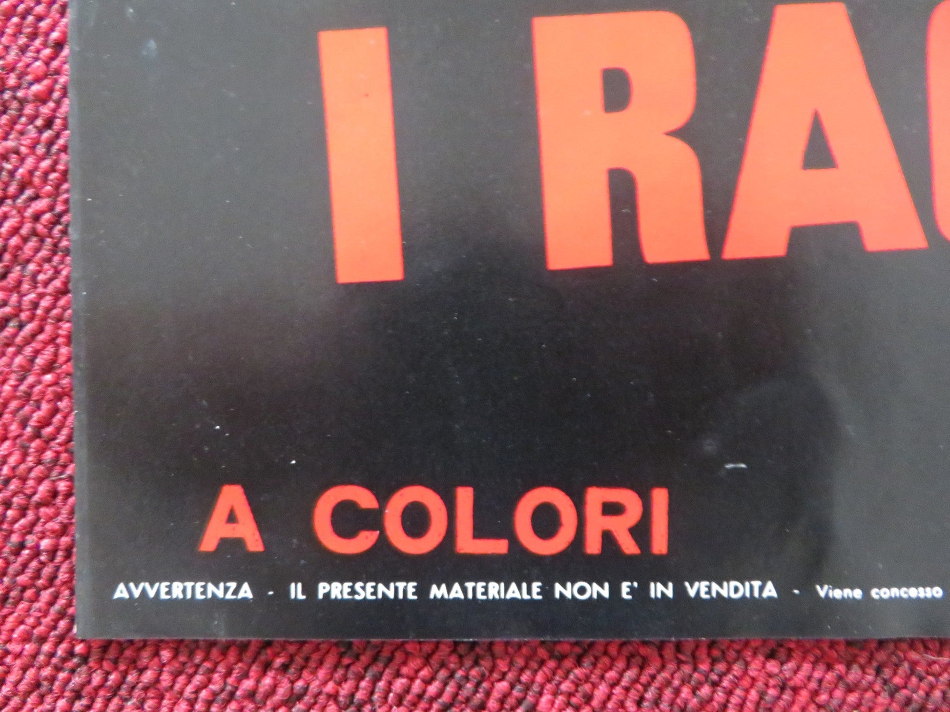 THE BOYS WILL NEVER BELIEVE IT - F ITALIAN FOTOBUSTA POSTER TOPOL CHANCE 1971 Rendezvous Cinema Movie posters