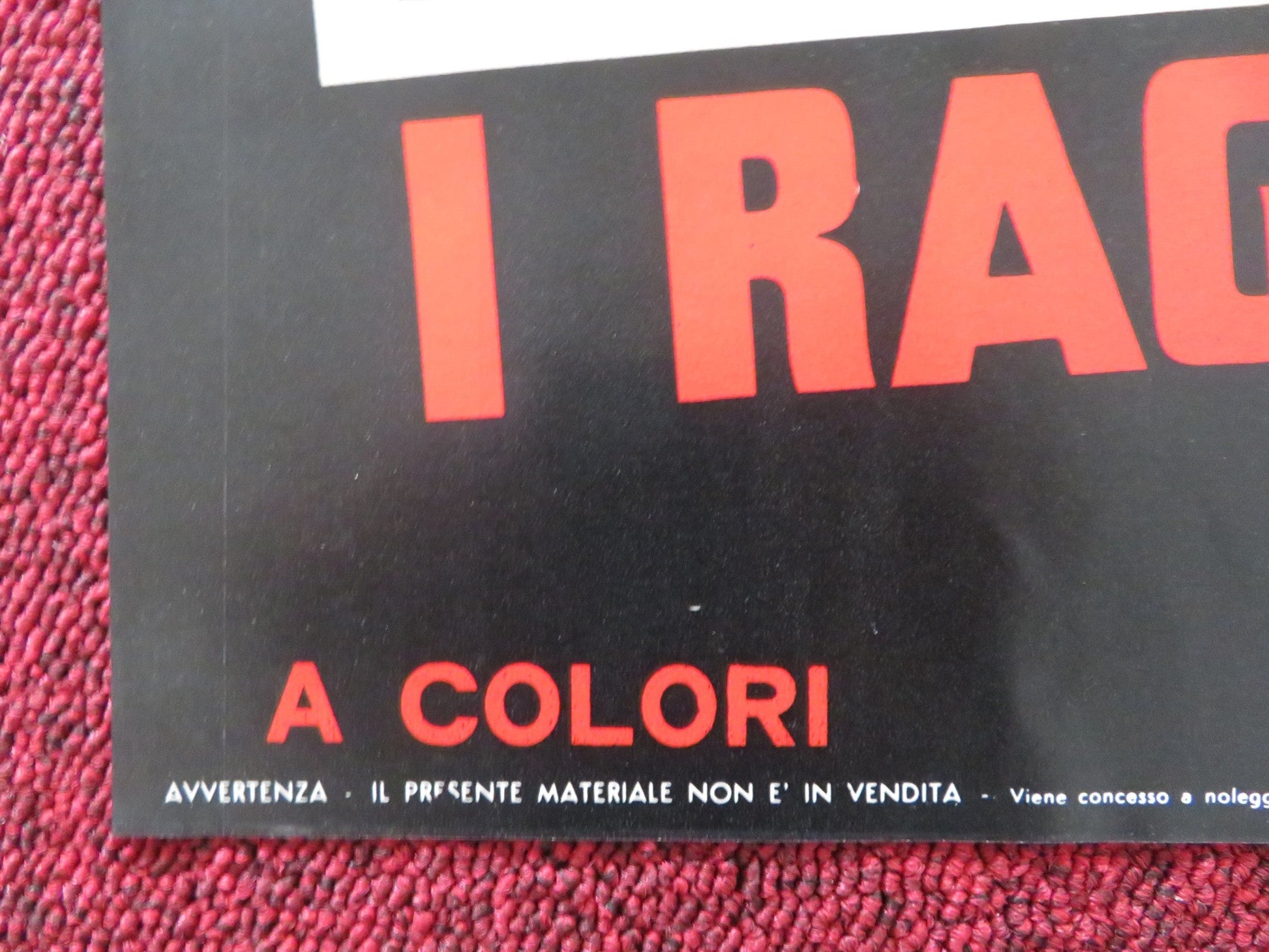 THE BOYS WILL NEVER BELIEVE IT - G ITALIAN FOTOBUSTA POSTER TOPOL CHANCE 1971 Rendezvous Cinema Movie posters