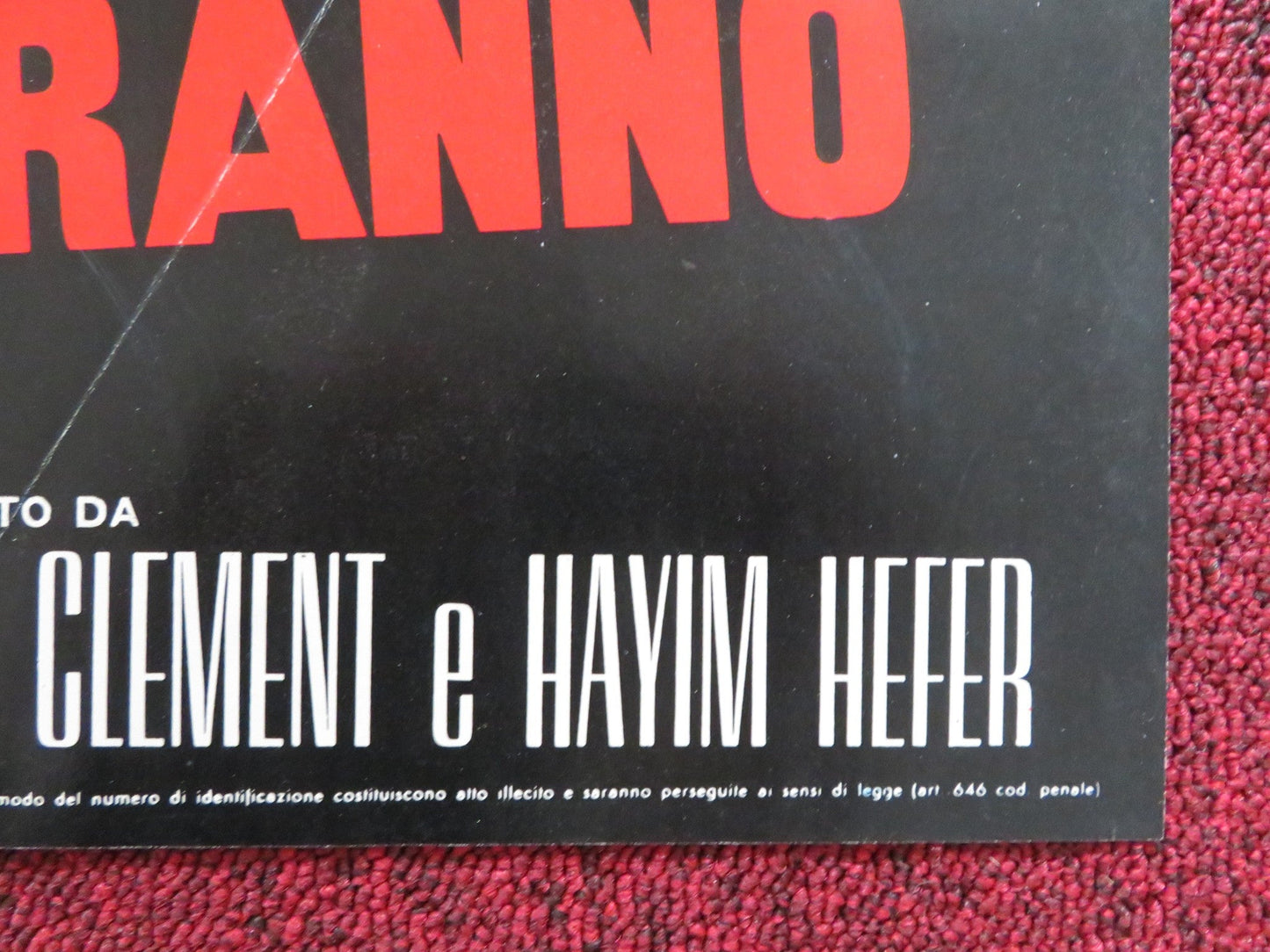 THE BOYS WILL NEVER BELIEVE IT - H ITALIAN FOTOBUSTA POSTER TOPOL CHANCE 1971 Rendezvous Cinema Movie posters