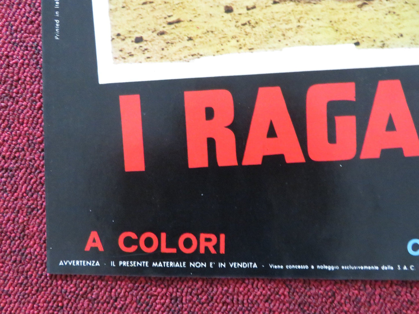 THE BOYS WILL NEVER BELIEVE IT - I ITALIAN FOTOBUSTA POSTER TOPOL CHANCE 1971 Rendezvous Cinema Movie posters