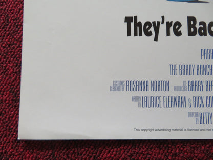 THE BRADY BUNCH MOVIE VHS VIDEO POSTER SHELLY LONG GARY COLE 1995 Rendezvous Cinema Movie posters