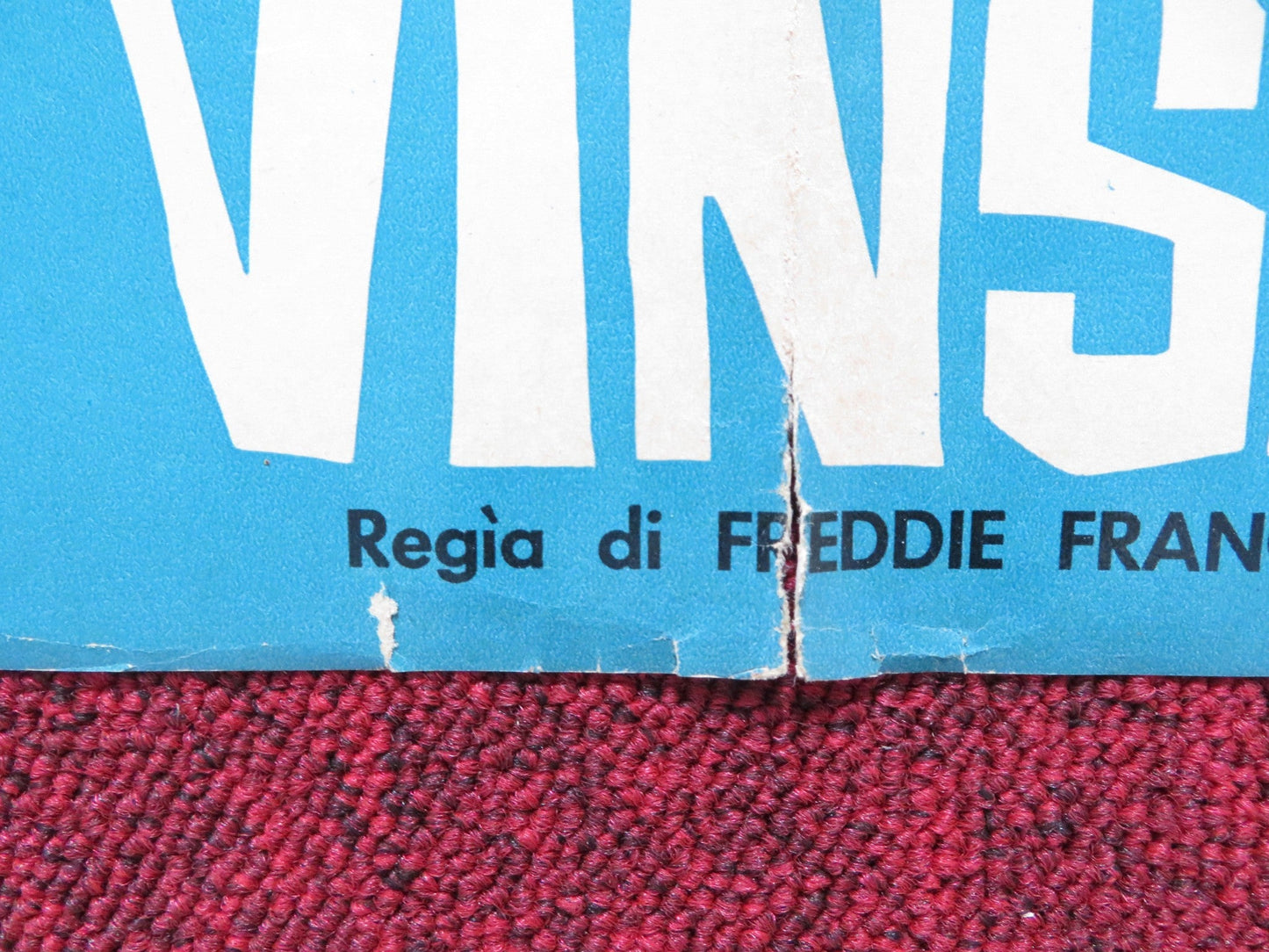 THE BRAIN - A ITALIAN FOTOBUSTA POSTER PETER VAN EYCK ANNE HEYWOOD 1962 Rendezvous Cinema Movie posters