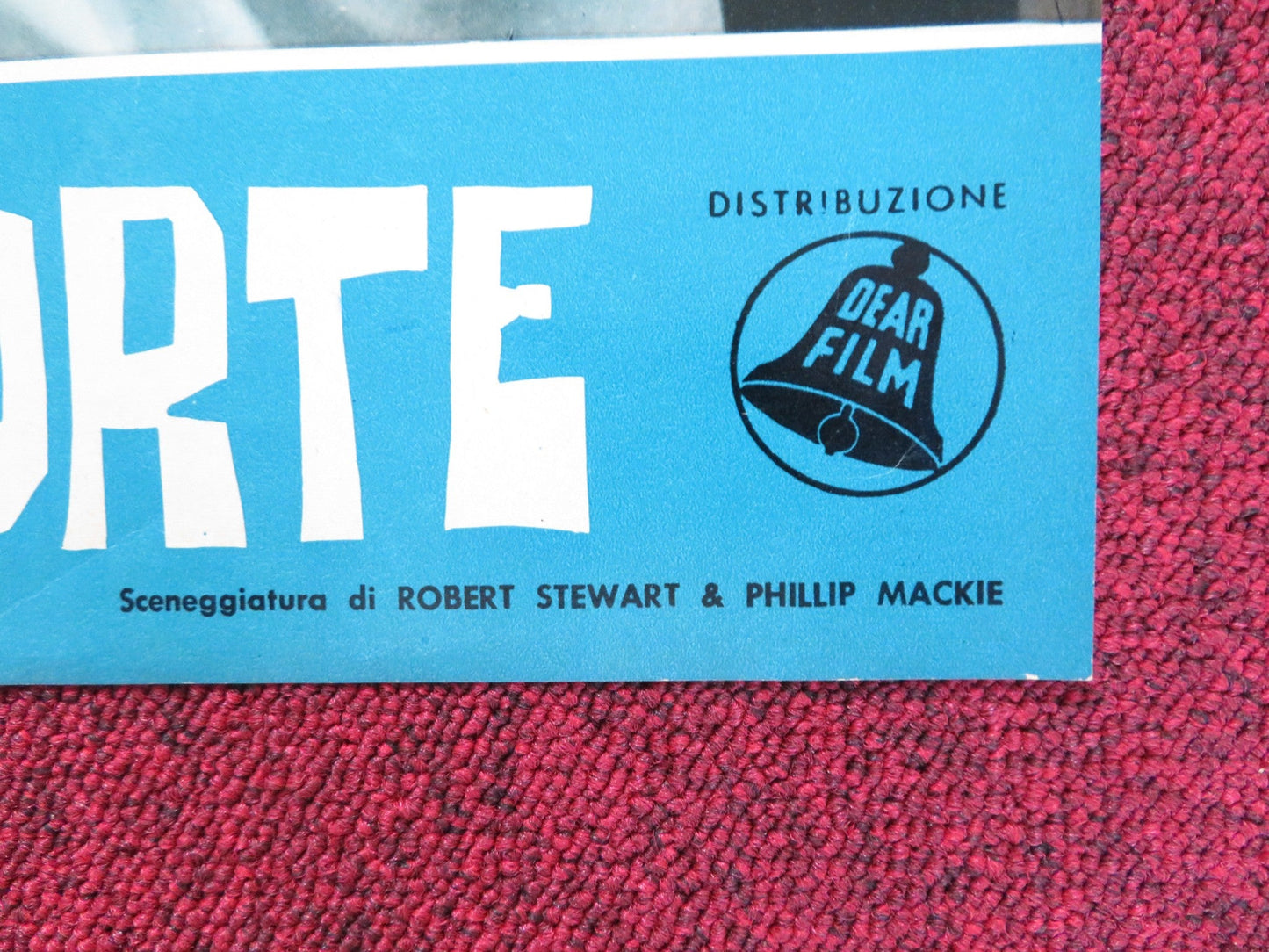 THE BRAIN - A ITALIAN FOTOBUSTA POSTER PETER VAN EYCK ANNE HEYWOOD 1962 Rendezvous Cinema Movie posters