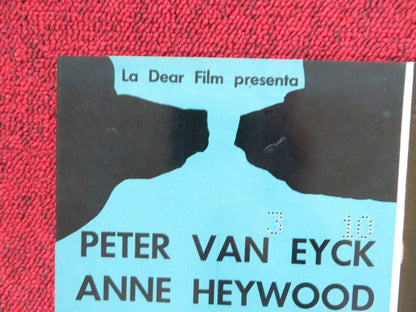 THE BRAIN - B ITALIAN FOTOBUSTA POSTER PETER VAN EYCK ANNE HEYWOOD 1962 Rendezvous Cinema Movie posters