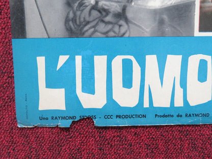 THE BRAIN - C ITALIAN FOTOBUSTA POSTER PETER VAN EYCK ANNE HEYWOOD 1962 Rendezvous Cinema Movie posters