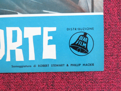 THE BRAIN - C ITALIAN FOTOBUSTA POSTER PETER VAN EYCK ANNE HEYWOOD 1962 Rendezvous Cinema Movie posters