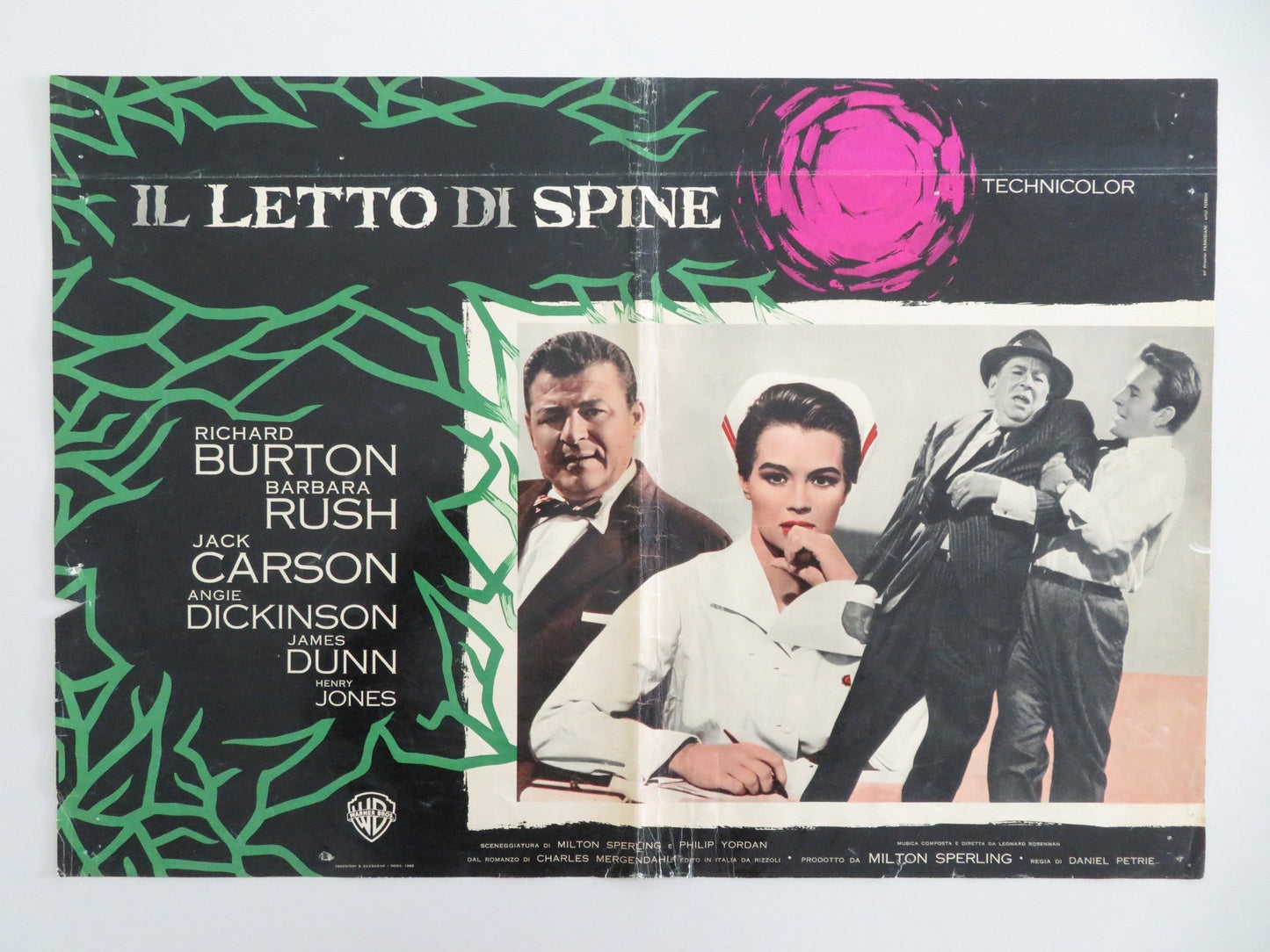 THE BRAMBLE BUSH ITALIAN FOTOBUSTA POSTER RICHARD BURTON BARBARA RUSH 1960 Movie posters