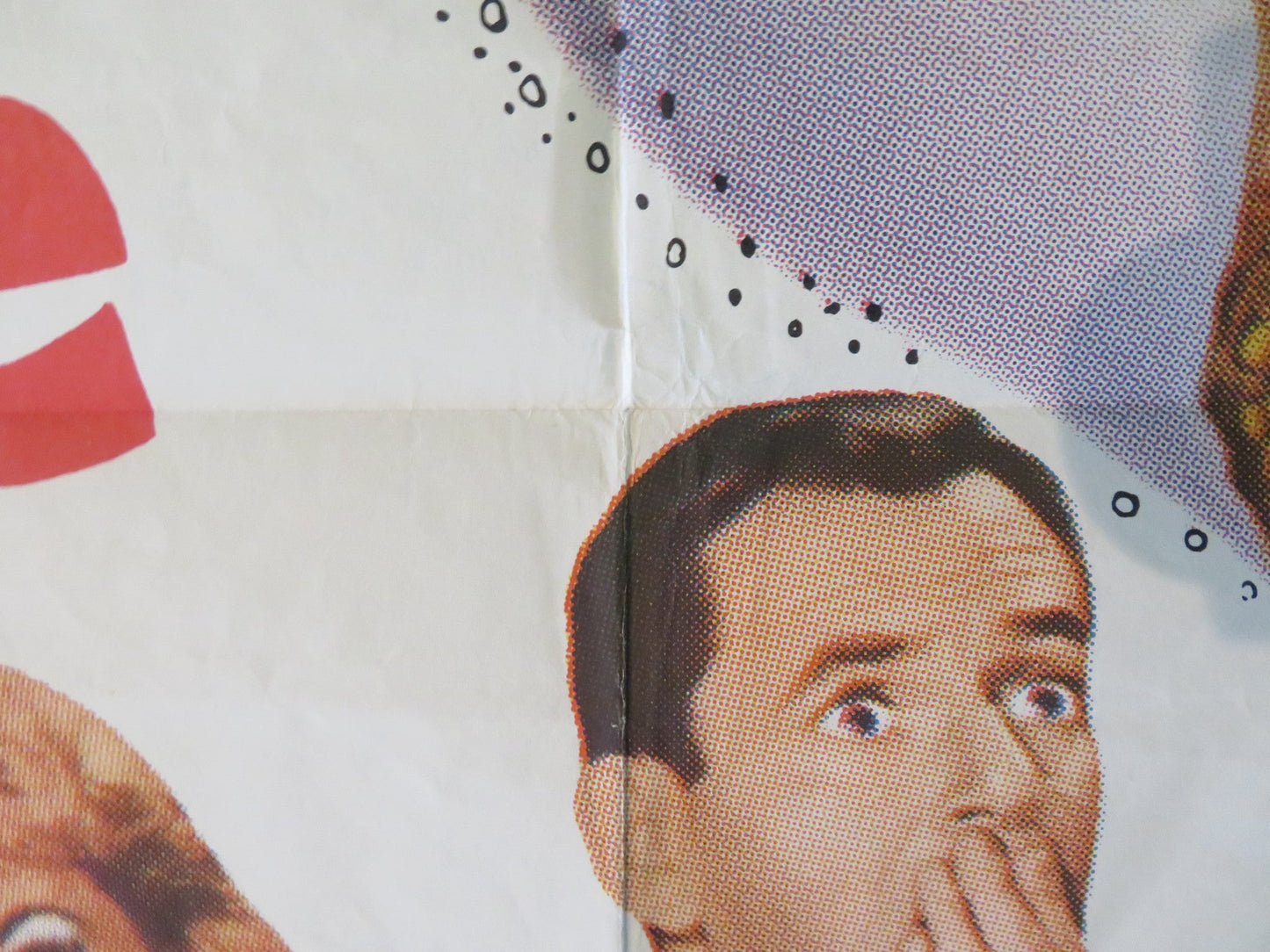 THE BRASS BOTTLE FOLDED US ONE SHEET POSTER TONY RANDALL BURL IVES 1964 Rendezvous Cinema Movie posters