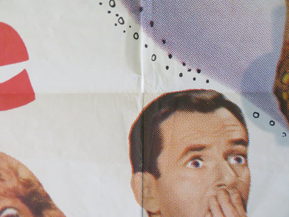 THE BRASS BOTTLE FOLDED US ONE SHEET POSTER TONY RANDALL BURL IVES 1964 Rendezvous Cinema Movie posters