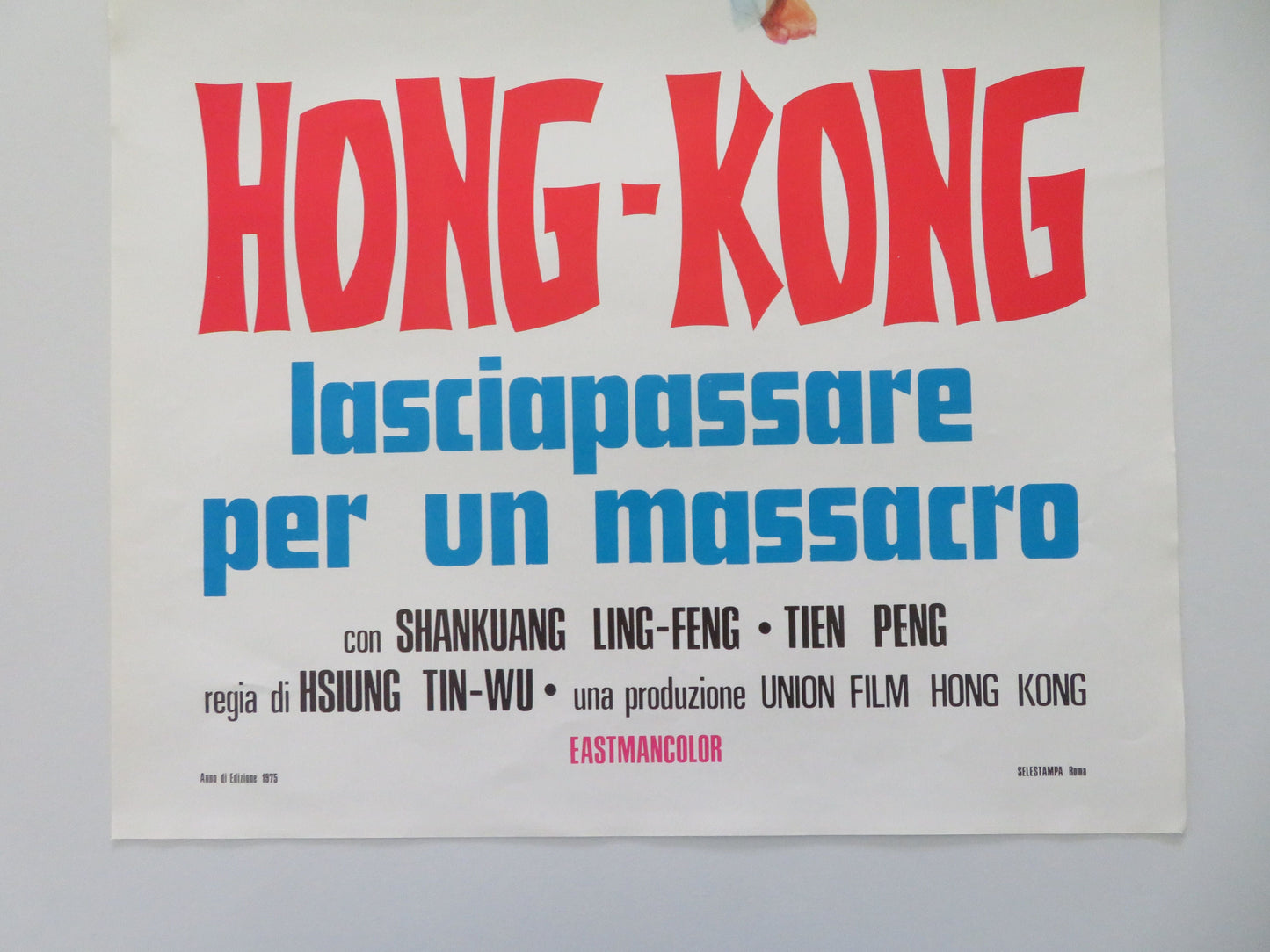 The Bravest Revenge Italian Locandina Poster Polly Ling-Feng 1975 Movie posters