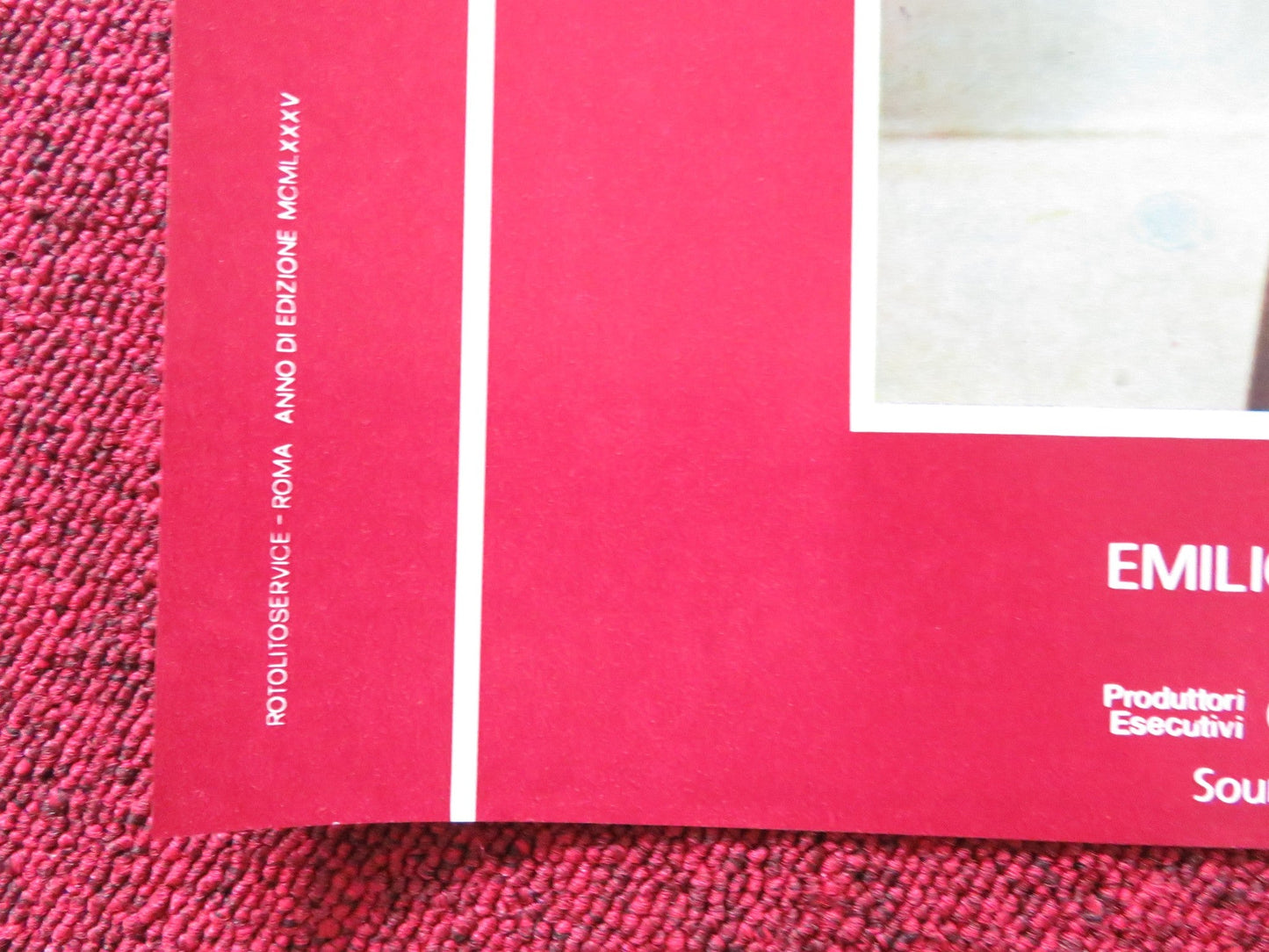 THE BREAKFAST CLUB - D ITALIAN FOTOBUSTA POSTER ESTEVEZ RINGWALD SHEEDY 1985 Rendezvous Cinema Movie posters