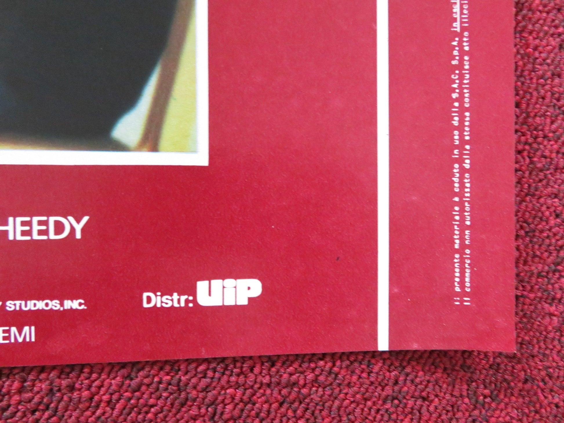 THE BREAKFAST CLUB - D ITALIAN FOTOBUSTA POSTER ESTEVEZ RINGWALD SHEEDY 1985 Rendezvous Cinema Movie posters