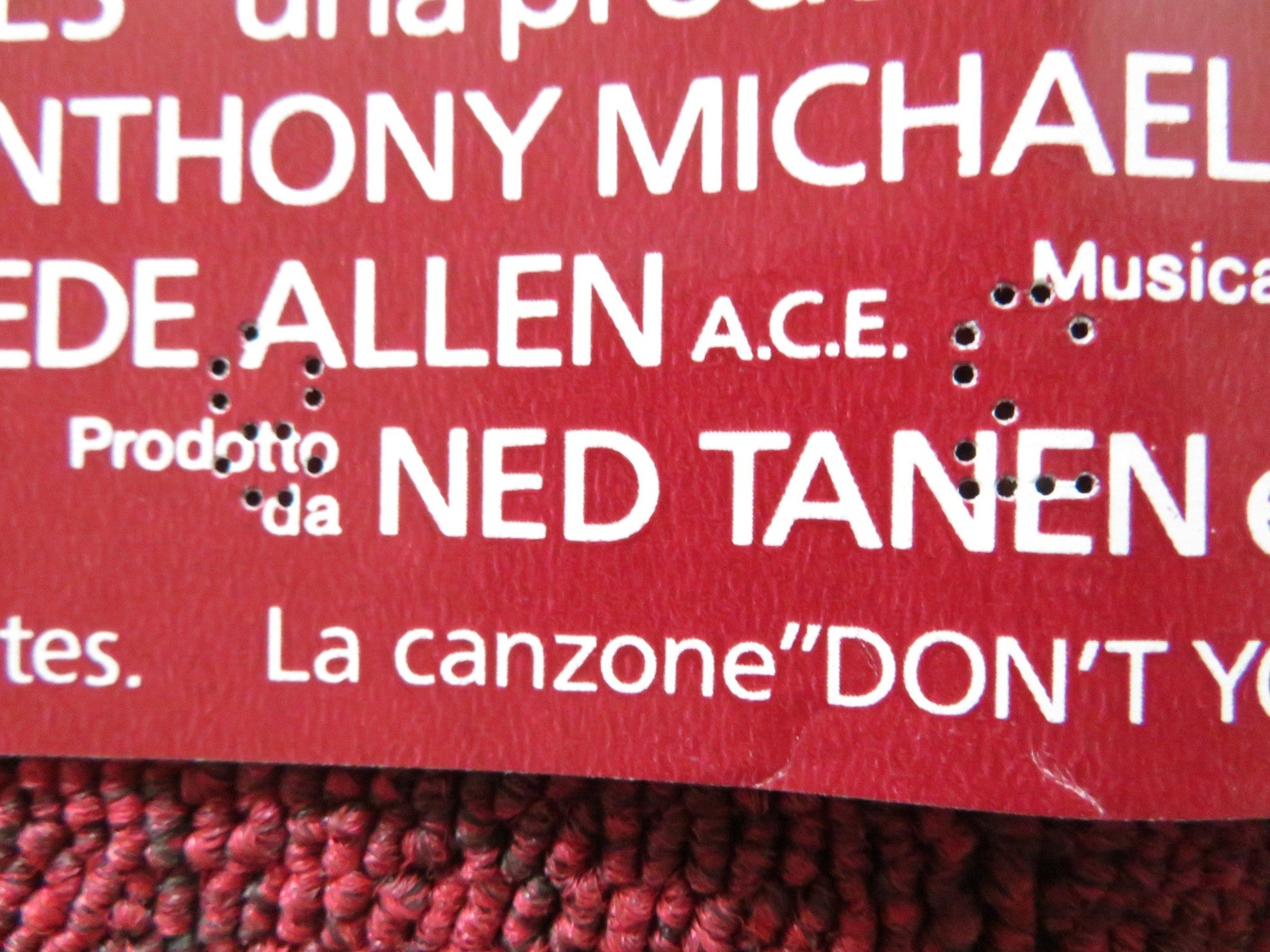 THE BREAKFAST CLUB - E ITALIAN FOTOBUSTA POSTER ESTEVEZ RINGWALD SHEEDY 1985 Rendezvous Cinema Movie posters