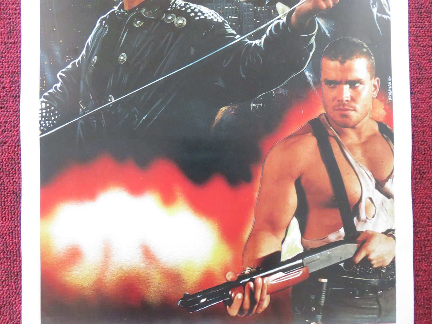 THE BRONX EXECUTIONER ITALIAN LOCANDINA POSTER GABRIEL GORI CHUCK VALENTI 1989 Rendezvous Cinema Movie posters