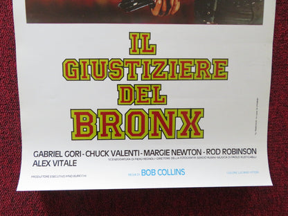 THE BRONX EXECUTIONER ITALIAN LOCANDINA POSTER GABRIEL GORI CHUCK VALENTI 1989 Rendezvous Cinema Movie posters
