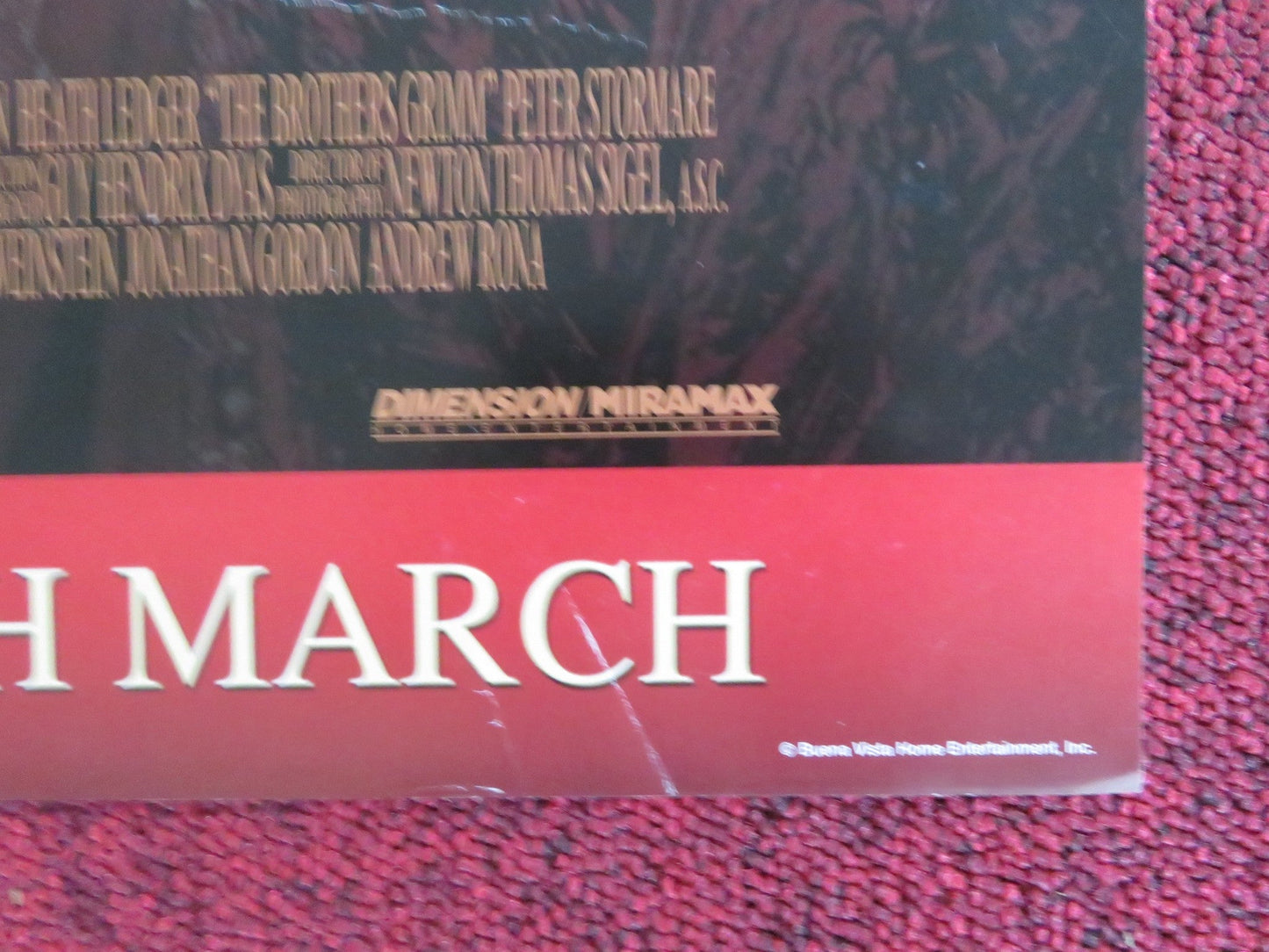 THE BROTHERS GRIMM DVD POSTER MATT DAMON HEATH LEDGER 2005 Rendezvous Cinema Movie posters