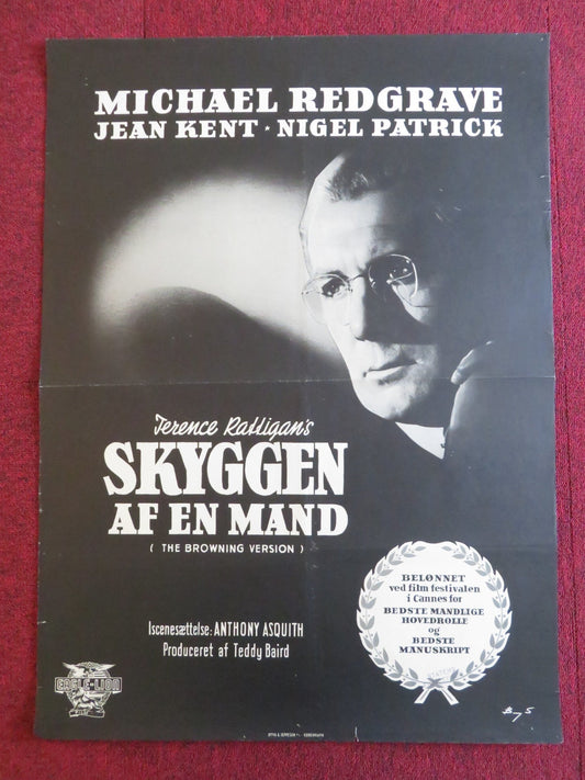 THE BROWNING VERSION DANISH POSTER ROLLED MICHAEL REDGRAVE JEAN KENT 1951 Rendezvous Cinema Movie posters