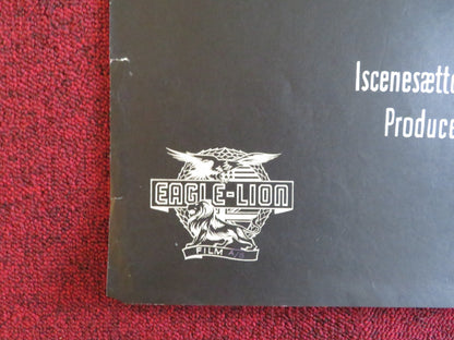 THE BROWNING VERSION DANISH POSTER ROLLED MICHAEL REDGRAVE JEAN KENT 1951 Rendezvous Cinema Movie posters