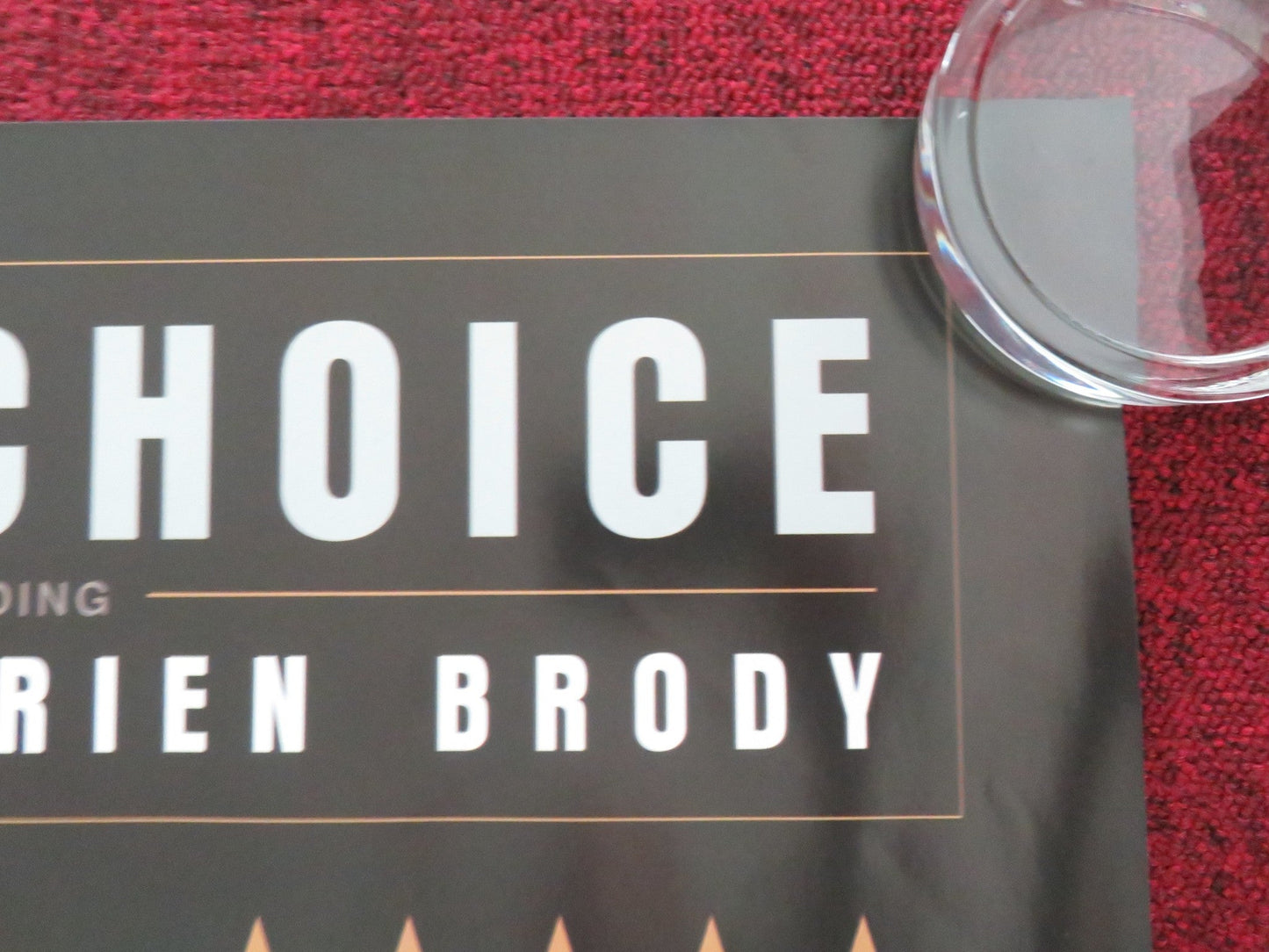 THE BRUTALIST UK QUAD ROLLED POSTER ADRIEN BRODY FELICITY JONES 2024 Movie posters