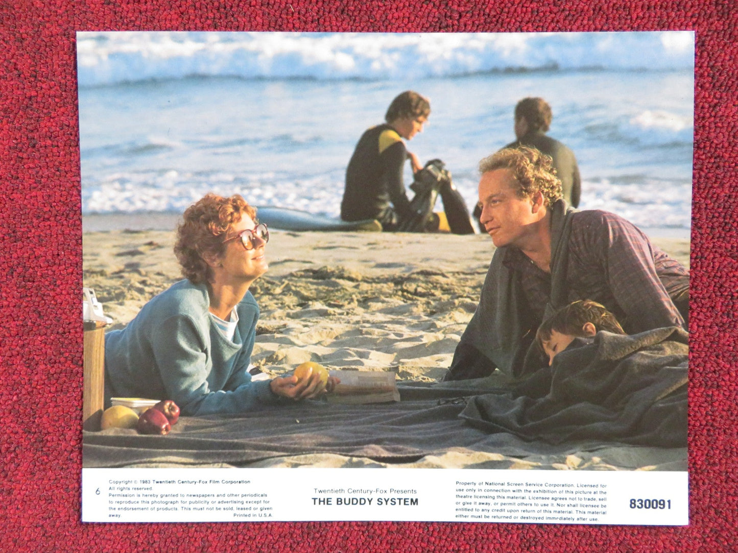THE BUDDY SYSTEM - 6 LOBBY CARD RICHARD DREYFUSS SUSAN SARANDON 1983 Rendezvous Cinema Movie posters