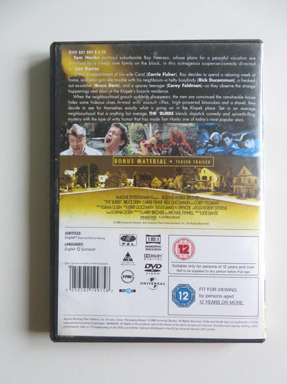 THE BURBS - UNCUT (DVD) TOM HANKS BRUCE DERN 1989 REGION 2,4 Movie posters