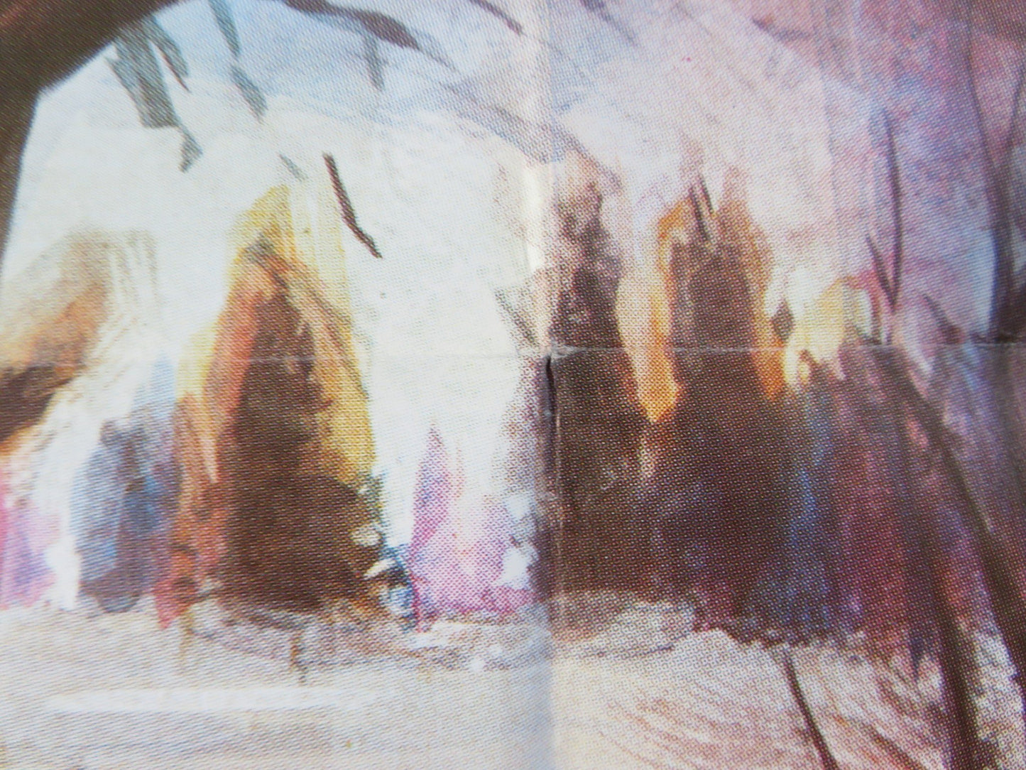 THE BURNED BARNS GERMAN A1 POSTER FOLDED ALAIN DELON SIMONE SIGNORET 1974 Rendezvous Cinema Movie posters