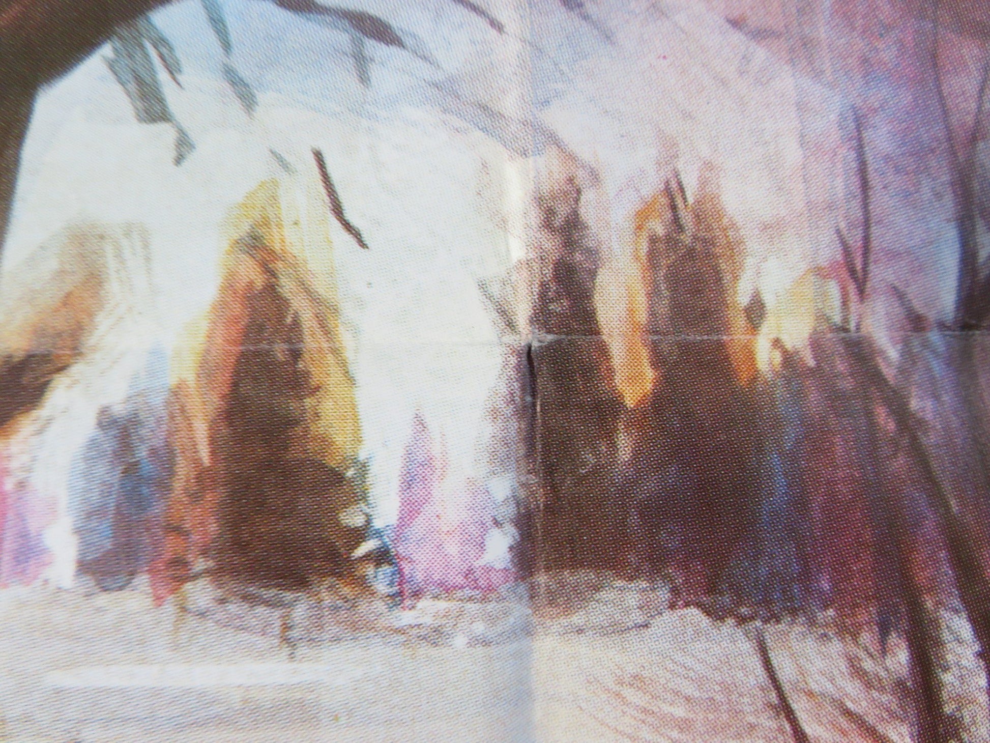 THE BURNED BARNS GERMAN A1 POSTER FOLDED ALAIN DELON SIMONE SIGNORET 1974 Rendezvous Cinema Movie posters