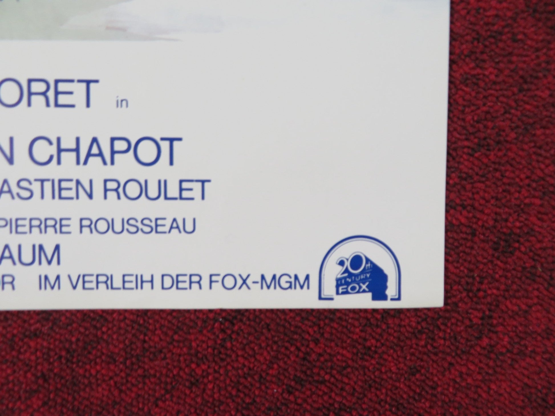 THE BURNED BARNS GERMAN A1 POSTER FOLDED ALAIN DELON SIMONE SIGNORET 1974 Rendezvous Cinema Movie posters