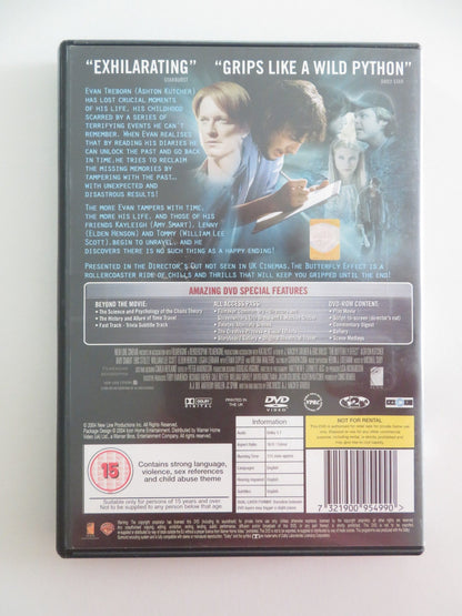 THE BUTTERFLY EFFECT - THE DIRECTOR'S CUT (DVD) ASHTON KUTCHER 2004 REGION 2 Movie posters