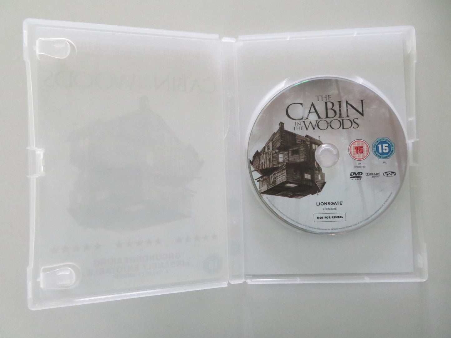 The Cabin in the Woods (DVD) Chris Hemsworth Kristen Connolly 2011 Region 2 Movie posters