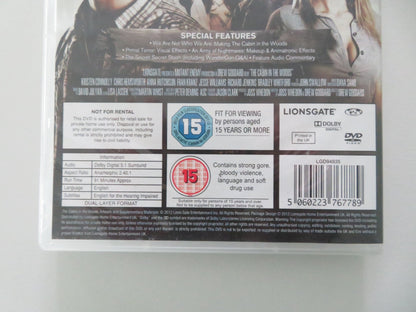The Cabin in the Woods (DVD) Chris Hemsworth Kristen Connolly 2011 Region 2 Movie posters