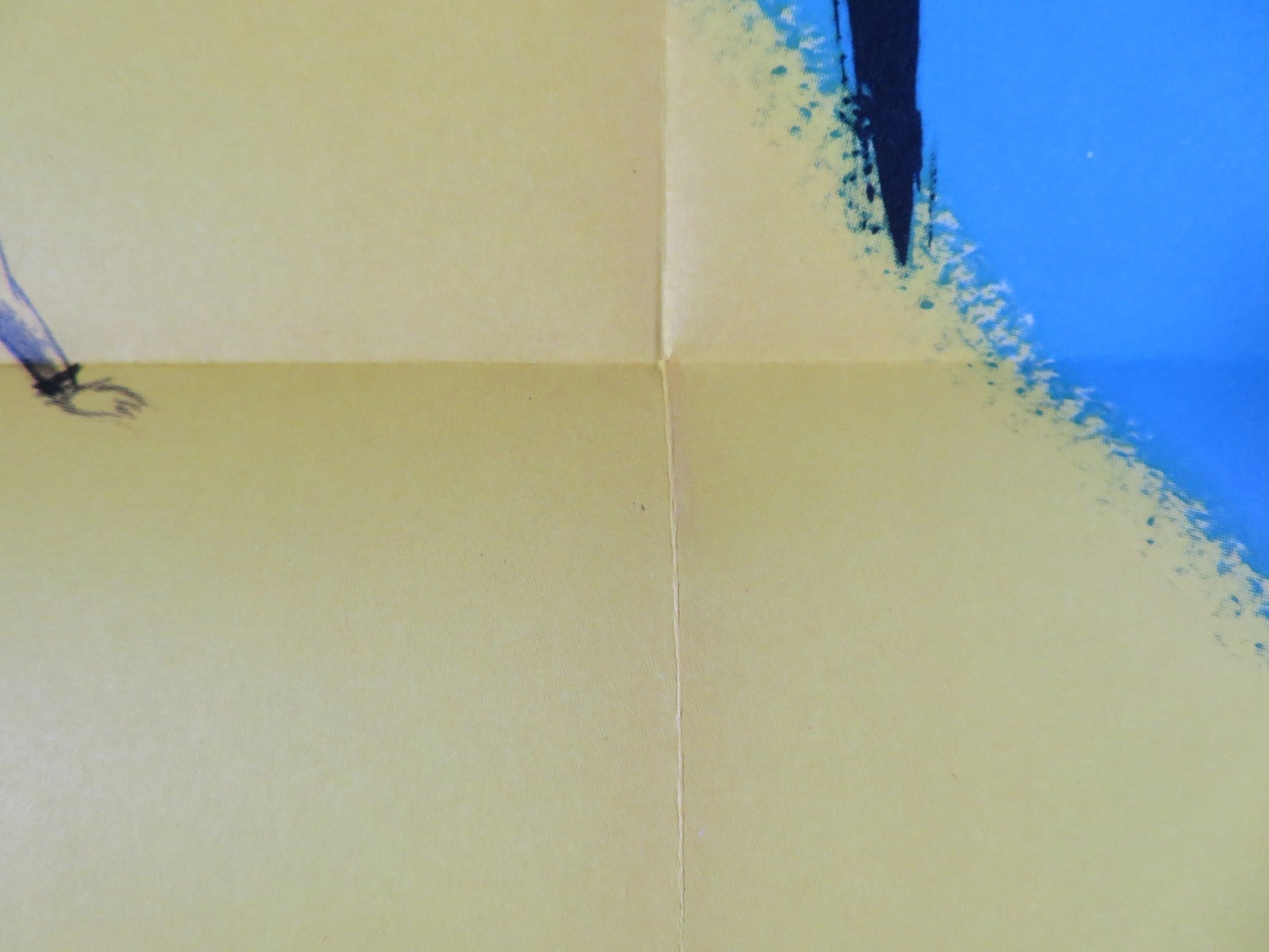 THE CABINET OF CALIGARI GERMAN A1 POSTER FOLDED GLYNIS JOHNS DAN O'HERLIHY 1962 Rendezvous Cinema Movie posters