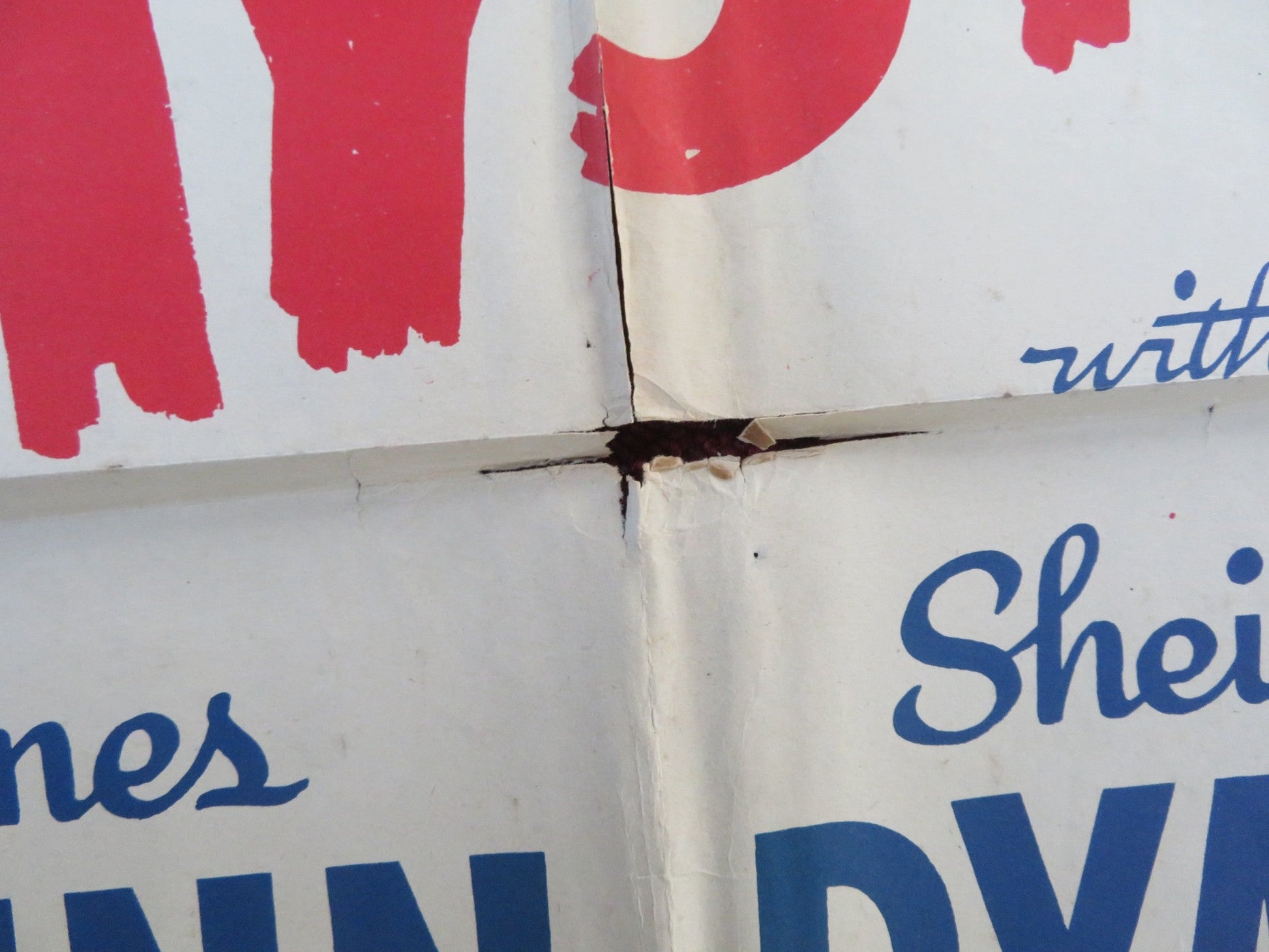 THE CARIBBEAN MYSTERY FOLDED US ONE SHEET POSTER JAMES DUNN SHEILA RYAN 1945 Rendezvous Cinema Movie posters