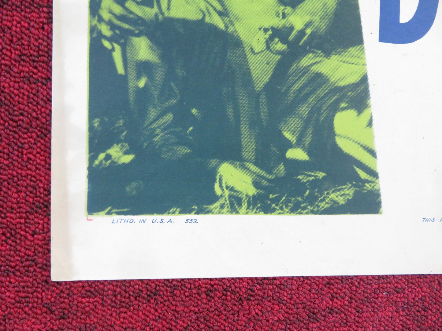 THE CARIBBEAN MYSTERY FOLDED US ONE SHEET POSTER JAMES DUNN SHEILA RYAN 1945 Rendezvous Cinema Movie posters