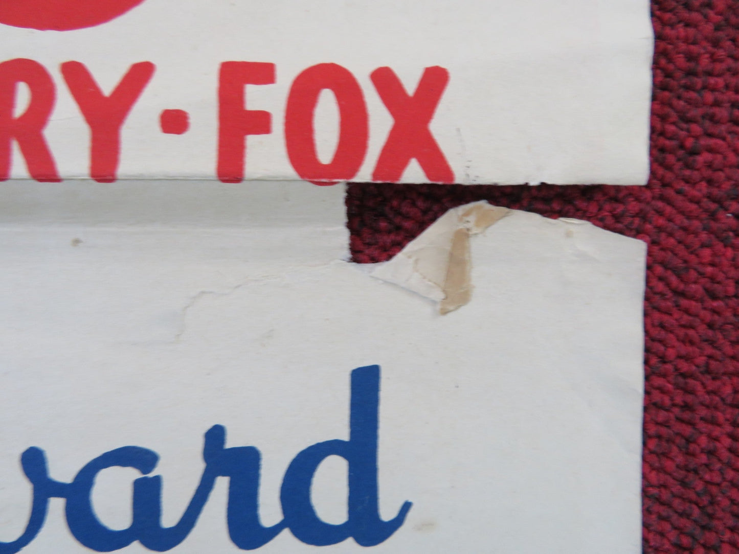 THE CARIBBEAN MYSTERY FOLDED US ONE SHEET POSTER JAMES DUNN SHEILA RYAN 1945 Rendezvous Cinema Movie posters