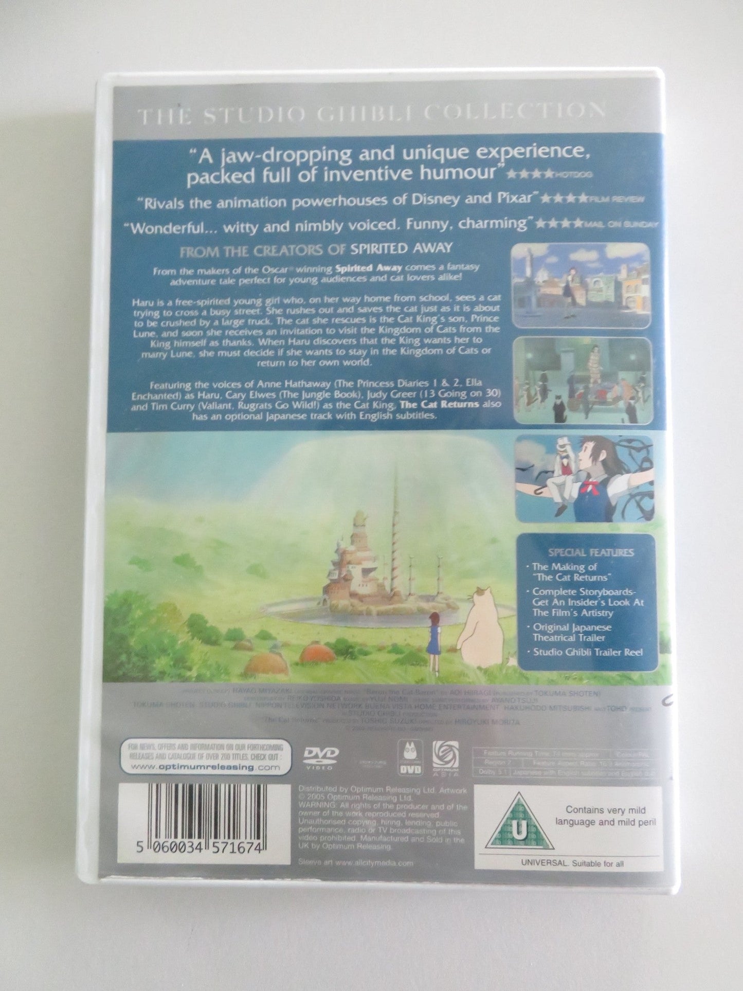 The Cat Returns (DVD) Studio Ghibli Chizuru Ikewaki Aki Maeda 2002 Region 2 Movie posters