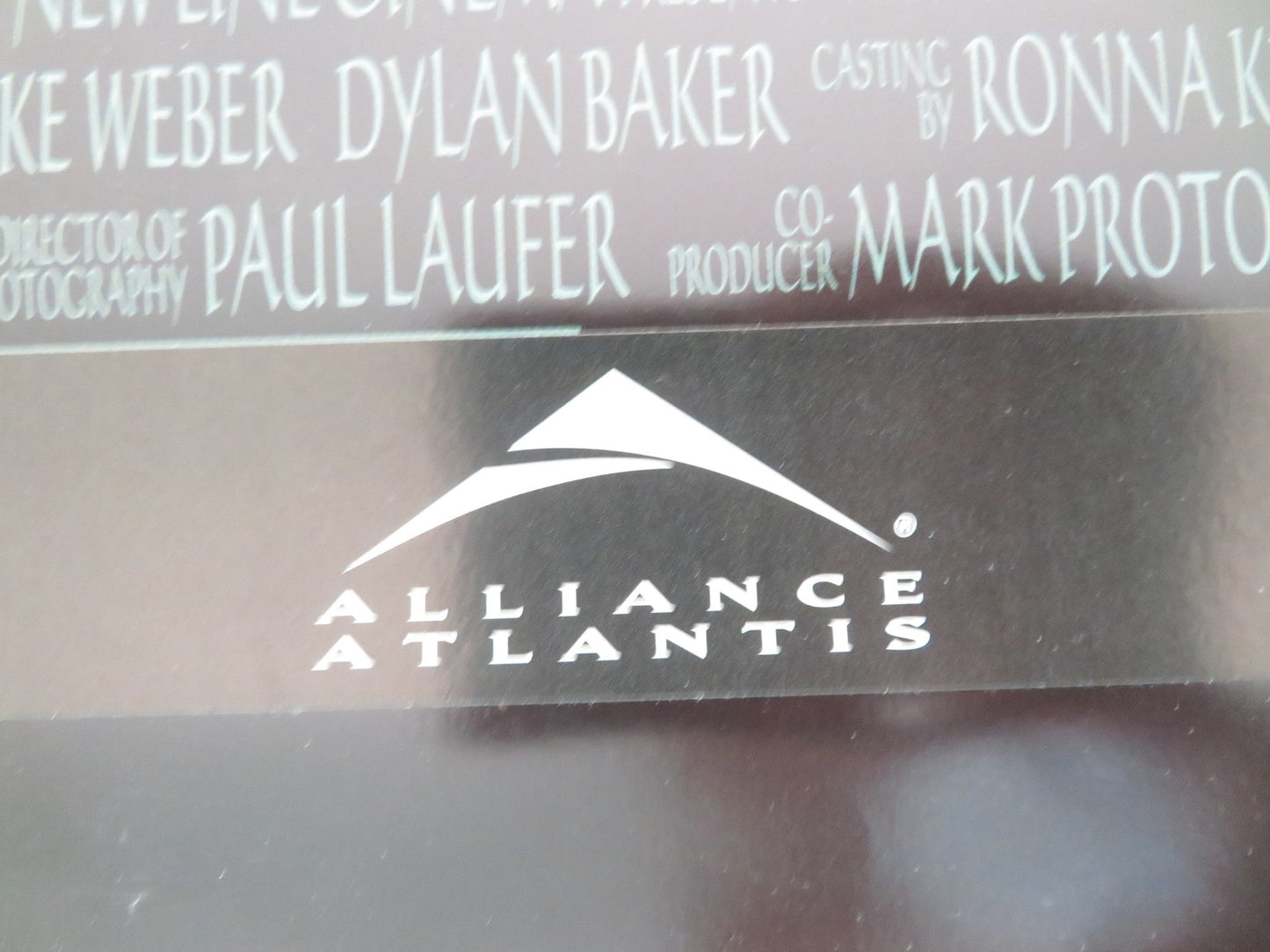 THE CELL US ONE SHEET ROLLED POSTER JENNIFER LOPEZ VINCE VAUGHAN 2000 Movie posters