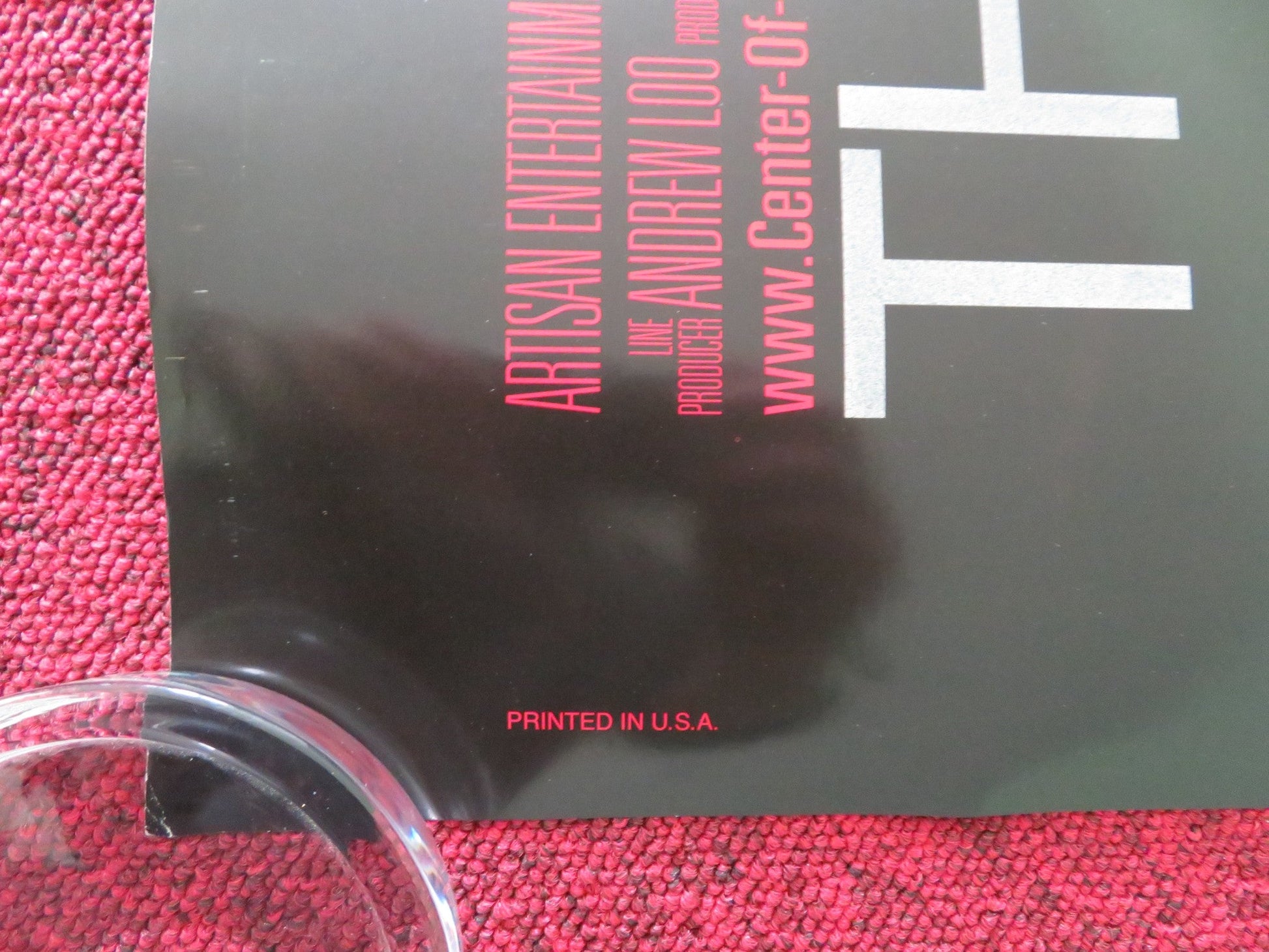 THE CENTER OF THE WORLD US ONE SHEET ROLLED POSTER PETER SARSGAARD 2001 Rendezvous Cinema Movie posters